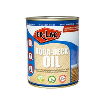 AQUA DECK OIL Υδατοδιαλυτό Βερνίκι Εμποτισμού 2.5 Lt