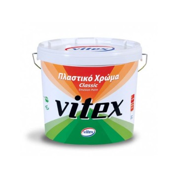 Χρώμα Vitex Classic Λευκό Πλαστικό 3 Lt