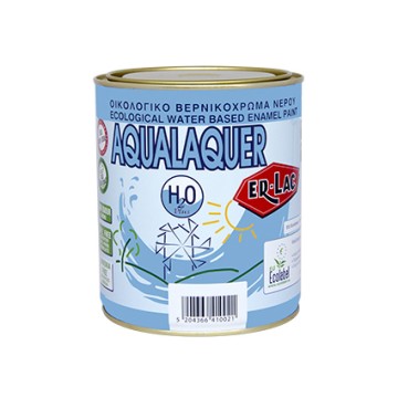 Λαδομπογιά Νερού AQUALAQUER 750 ml Λευκό Σατινέ